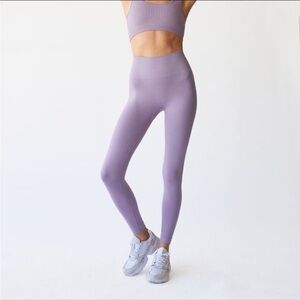 SET Active Lavender Sports Bra and Leggings